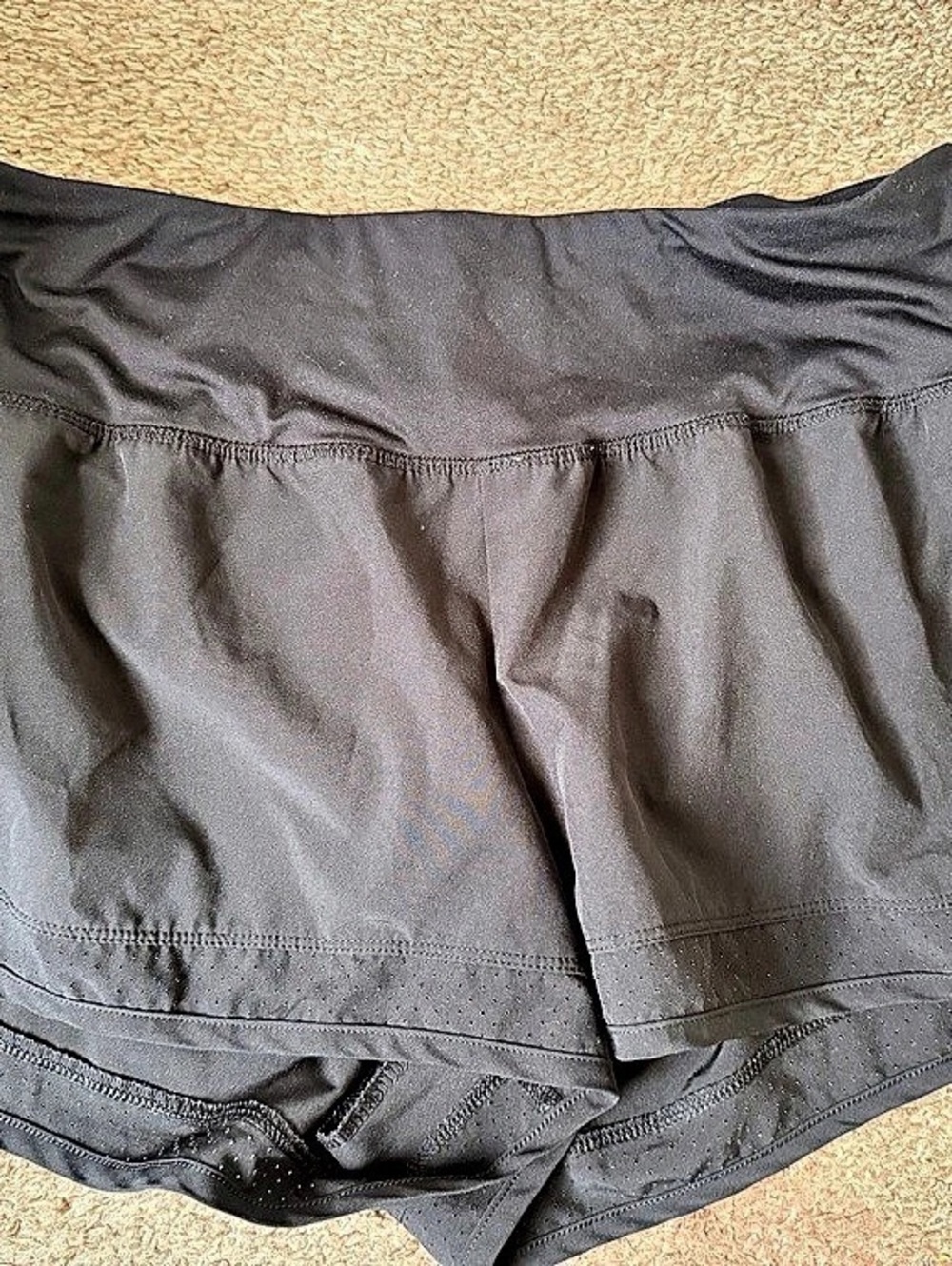 Champion Women's Athletic Shorts Black Size Large